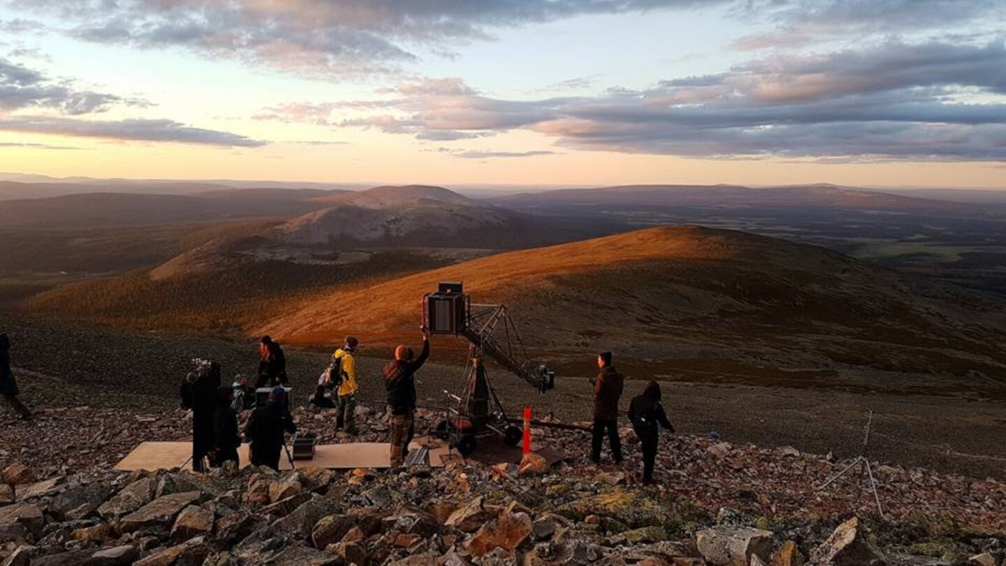 Making of Lapland Odyssey (Naparpiirin Sankarit), filmed in Finnish Lapland