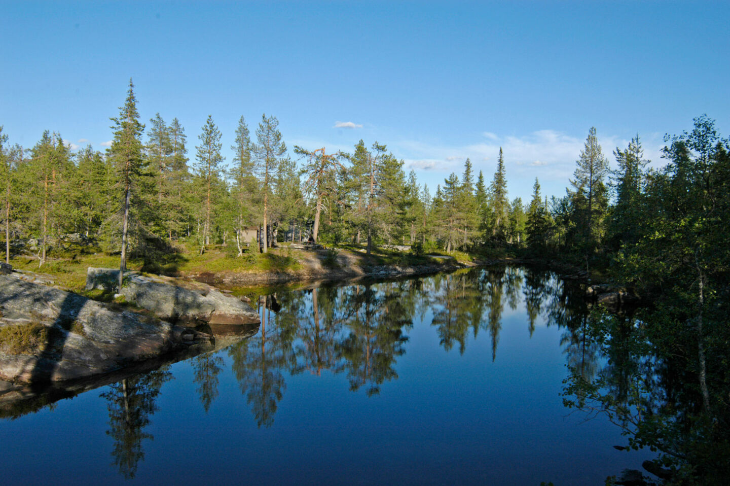 Kivitunturi Nature Trail in summer in Savukoski-Korvatunturi, Finland