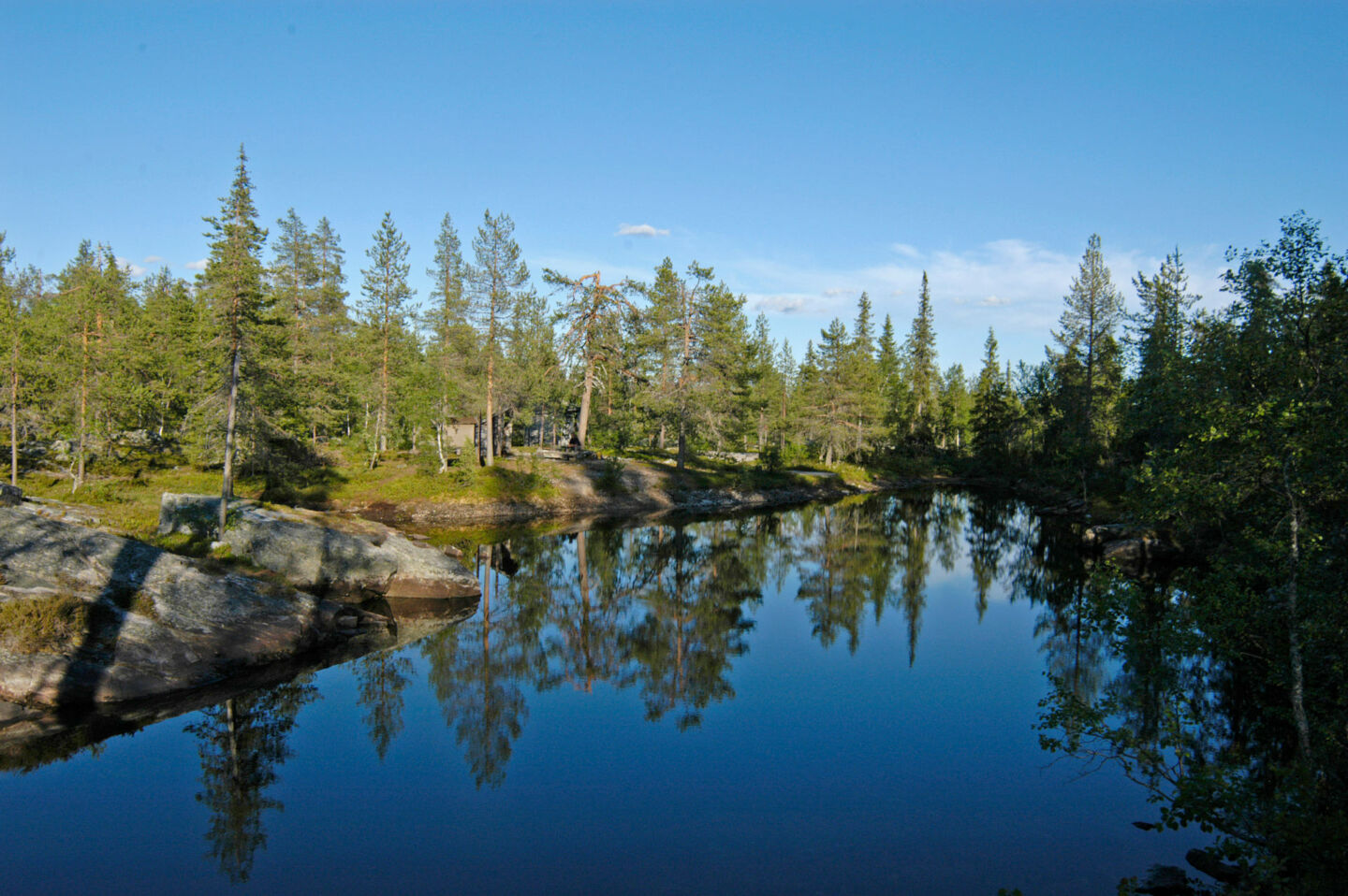 Kivitunturi Nature Trail in summer in Savukoski-Korvatunturi, Finland