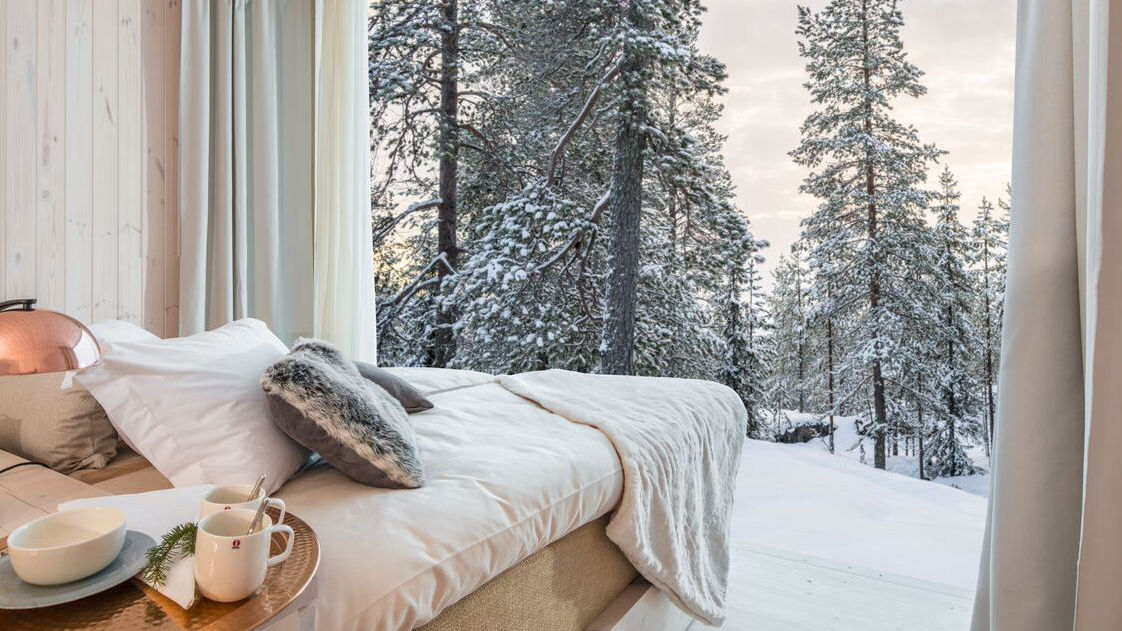 Arctic Treehouse Hotel is a romantic and stylish hotel right at the Arctic Circle