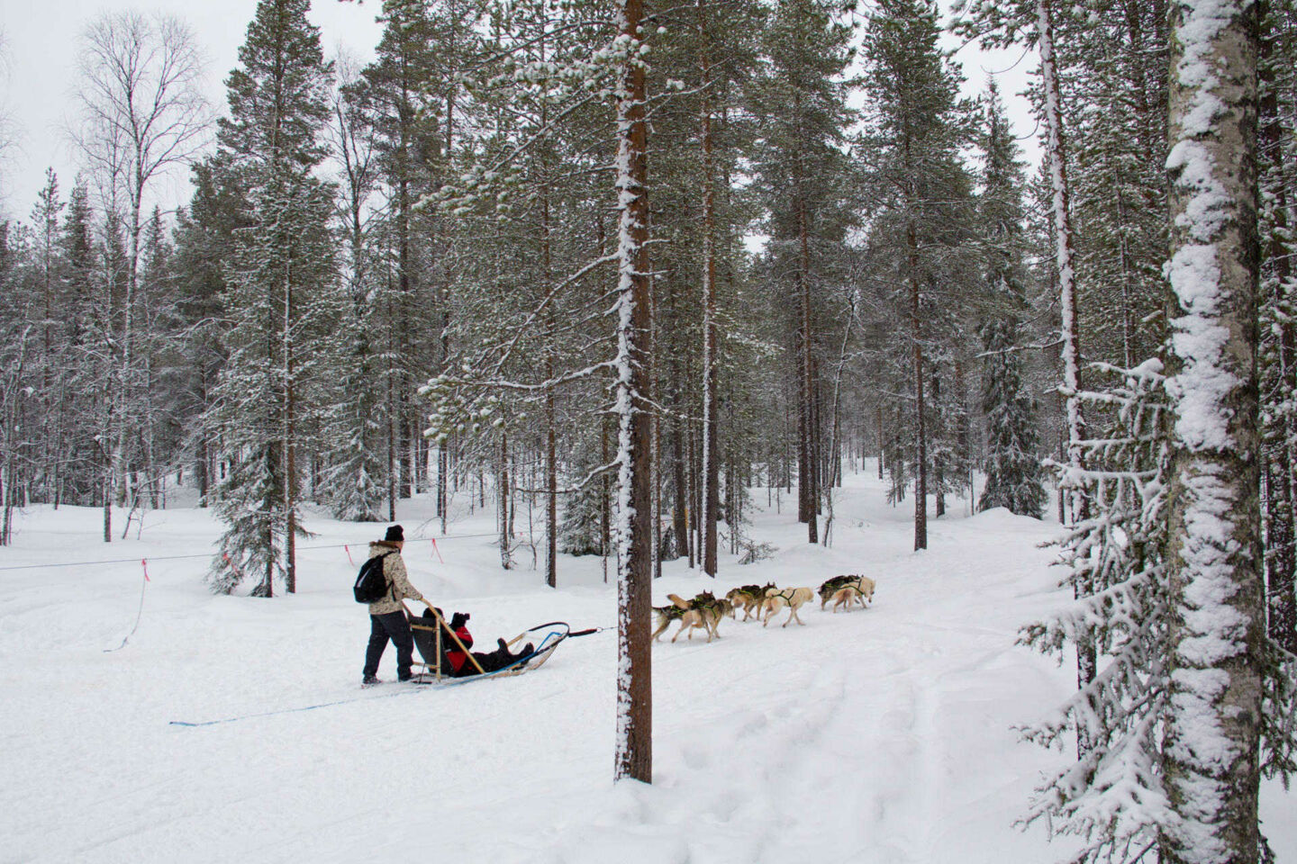 Reality show Seeking the World filming in Finnish Lapland