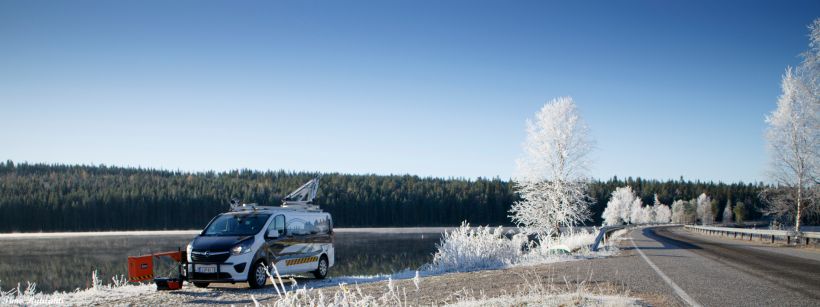 Road maintenance in Lapland by Roadscanners