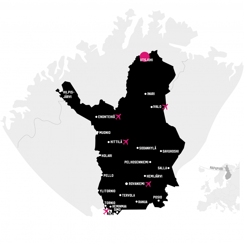 Utsjoki kartalla