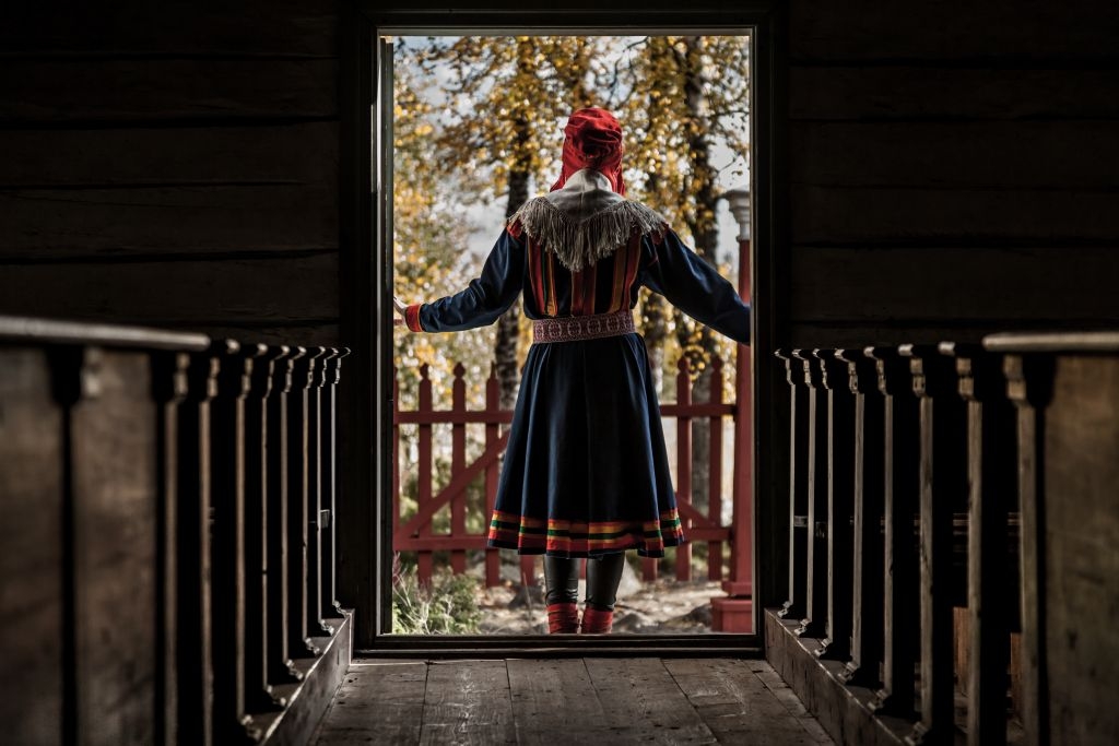 Sami & church in Lapland