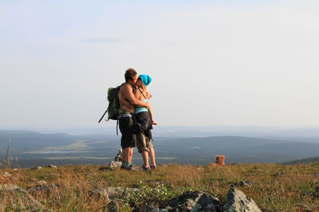 Love on the fell in Lapland