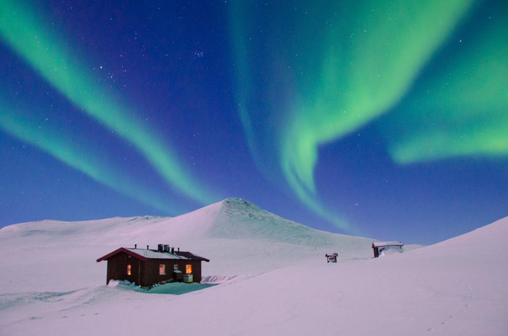 northern lights in Lapland