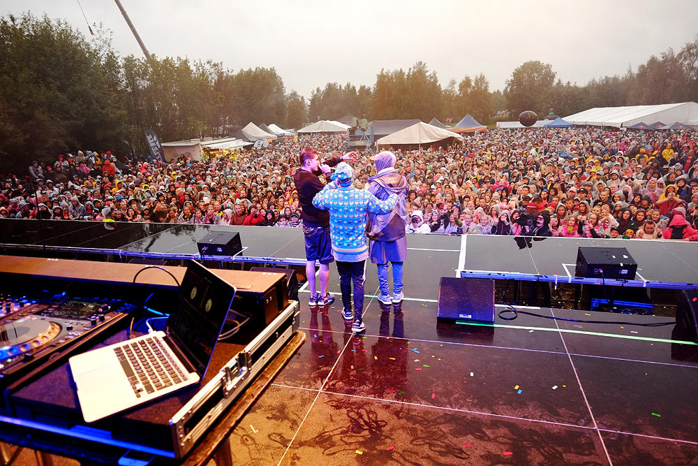 Concert in Finland in summer