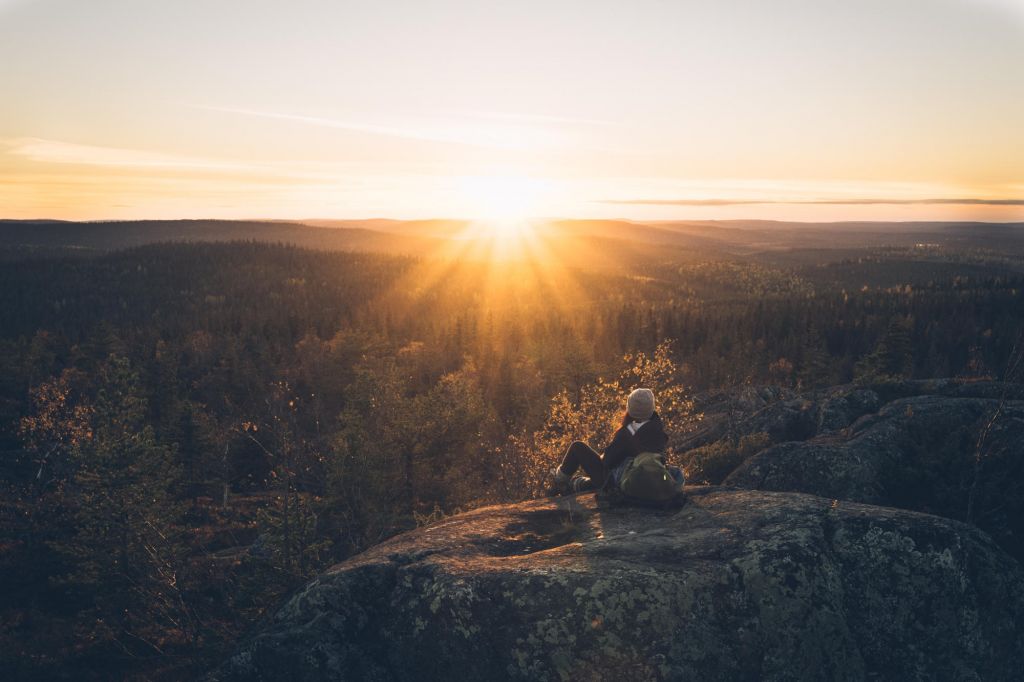 sunrise over Lapland