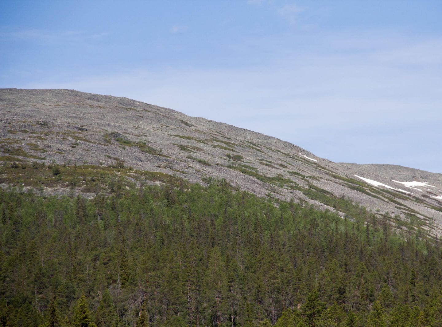 Lapland hill, during a fam trip with location scout Lori Balton