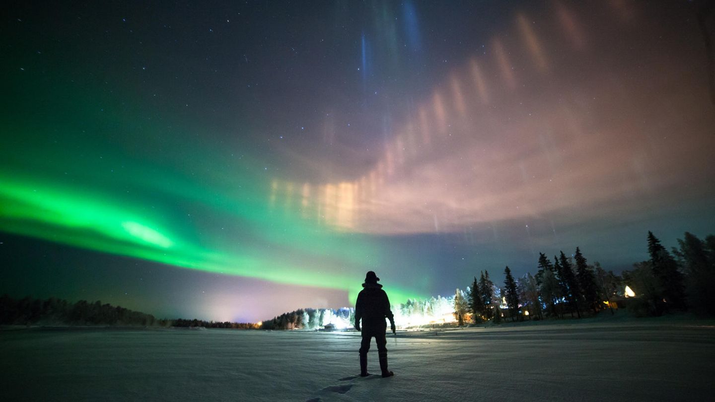 under the Northern Lights