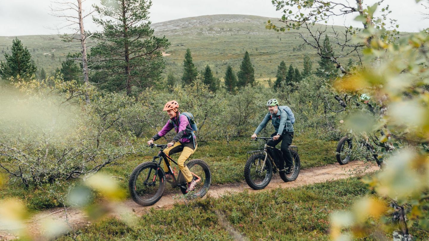 Biking in Inari, Finland