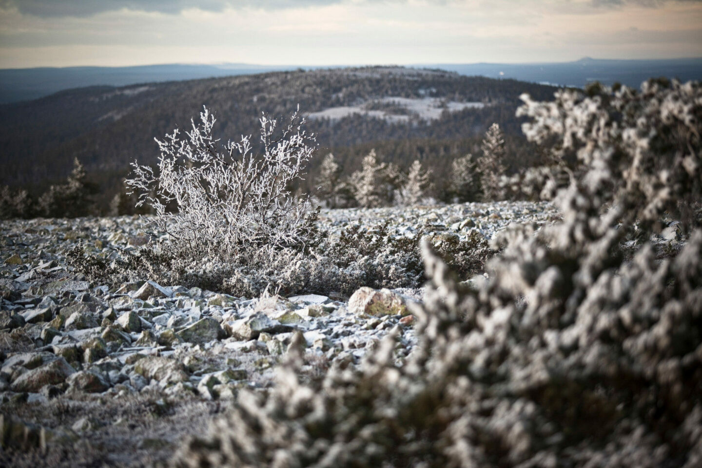 Filming in Finnish Lapland's snow locations