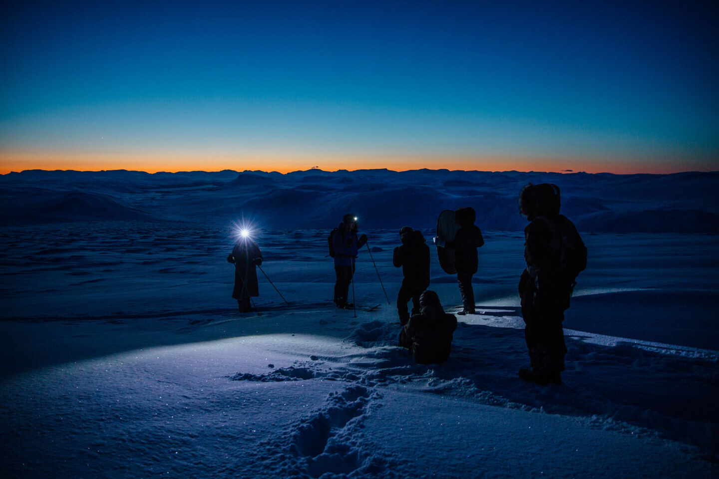 Filming Finland in Polar night means cinematic winter magic