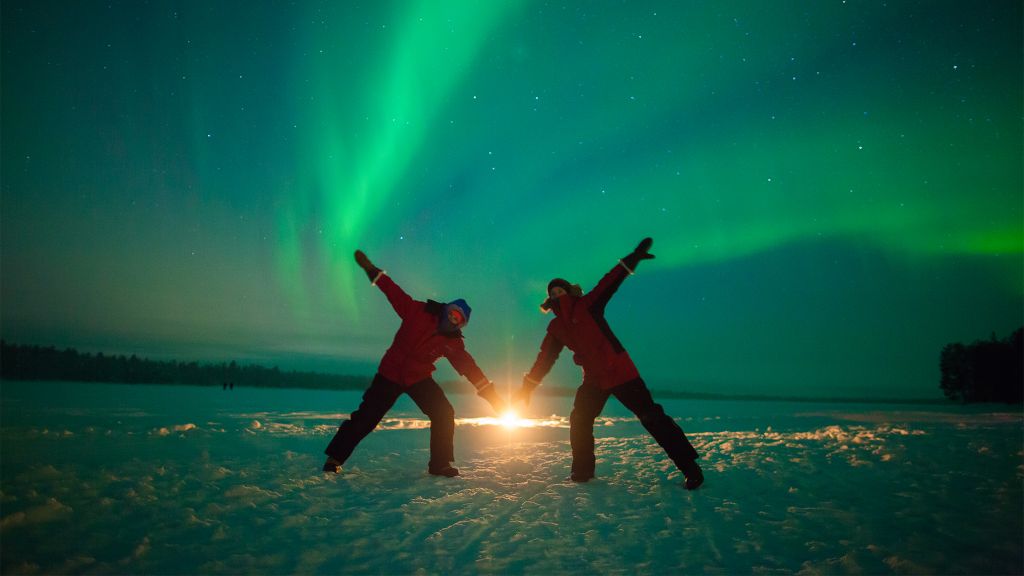 Hunting Northern Lights together