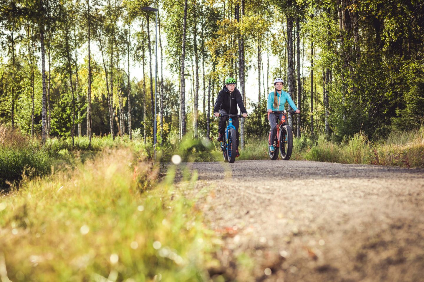 Biking in Sodankylä, Finland