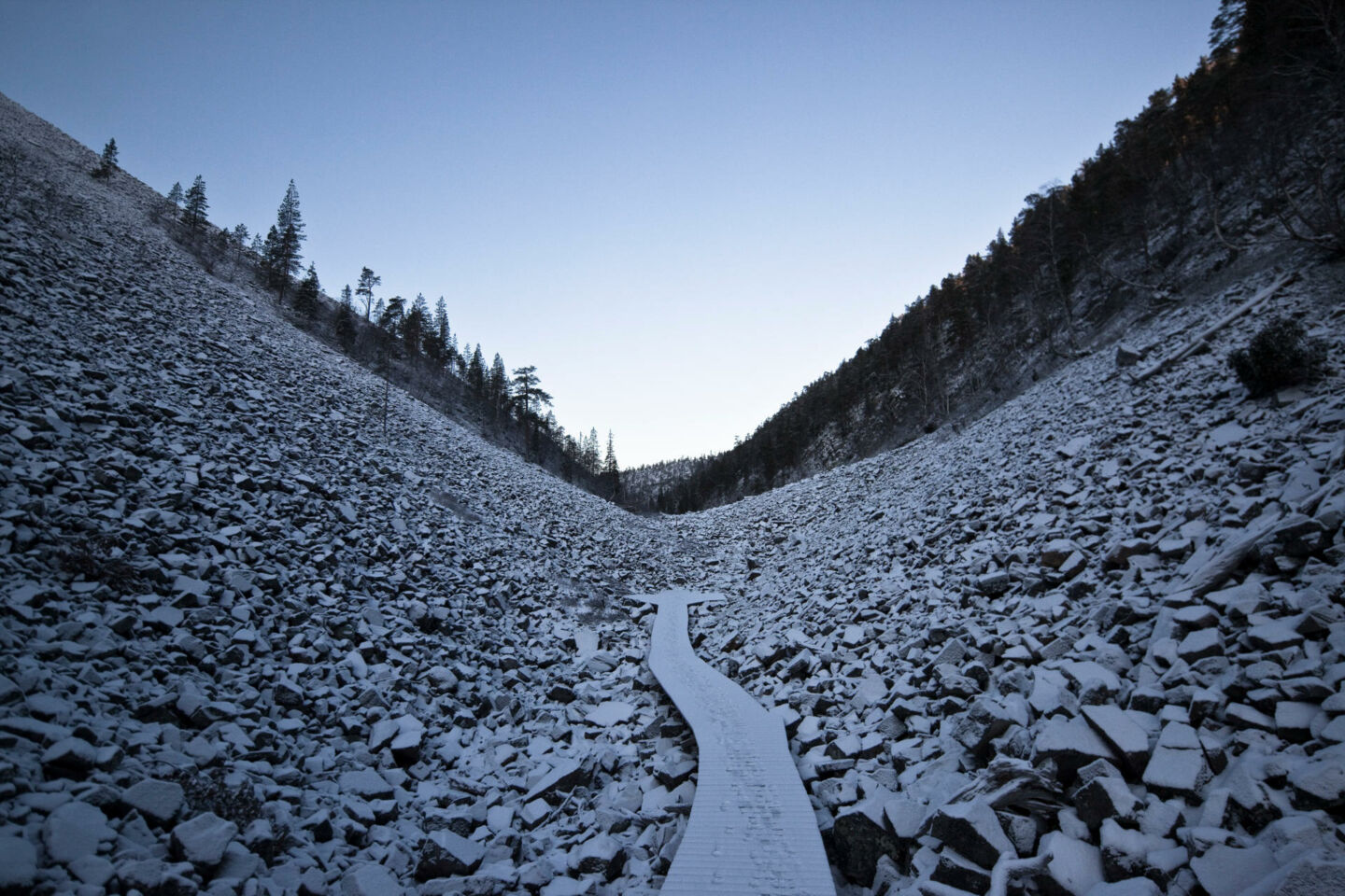 Filming in Finnish Lapland's snow locations