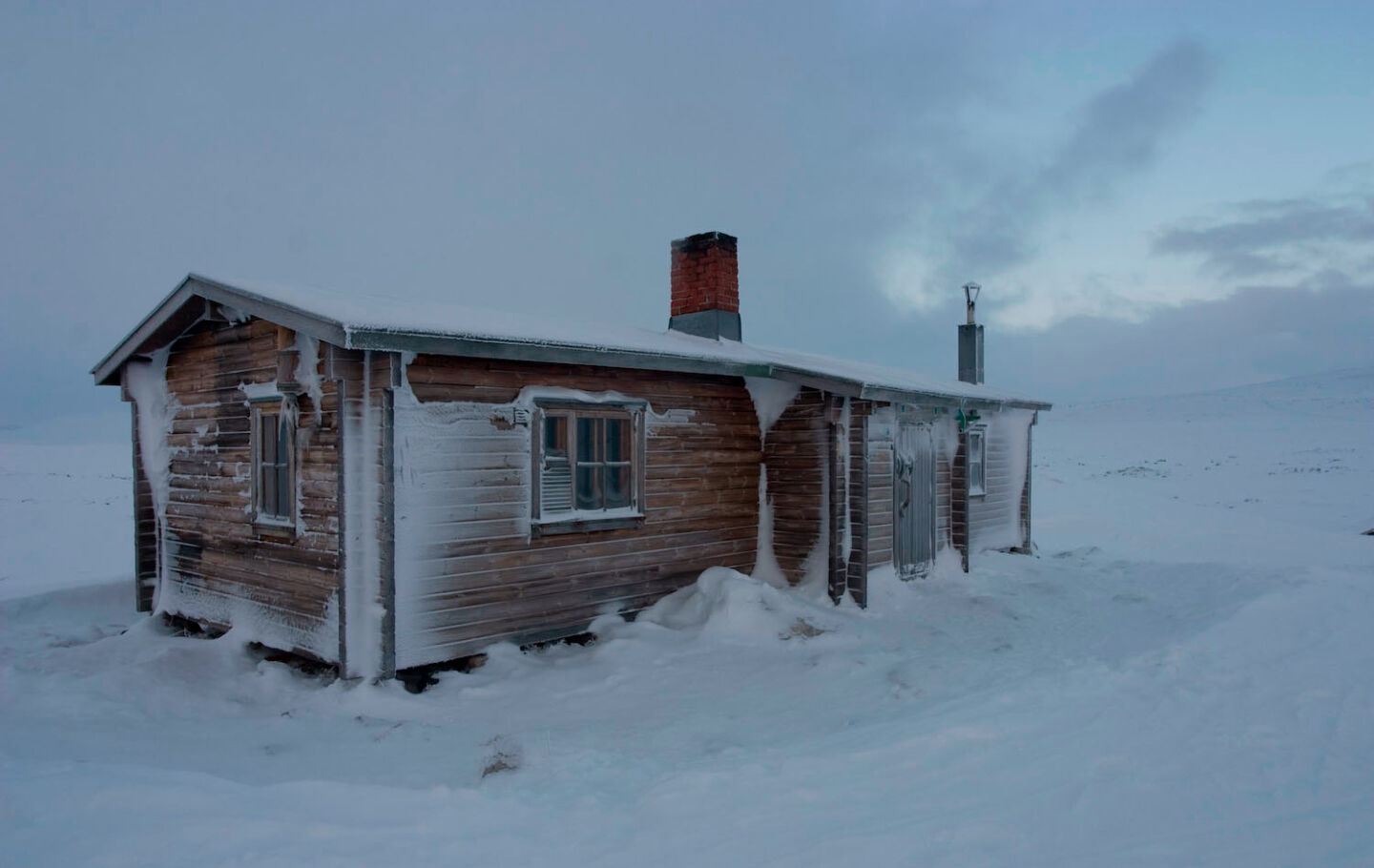 Enontekiö, Finland in winter, a stand-in location for Greenland