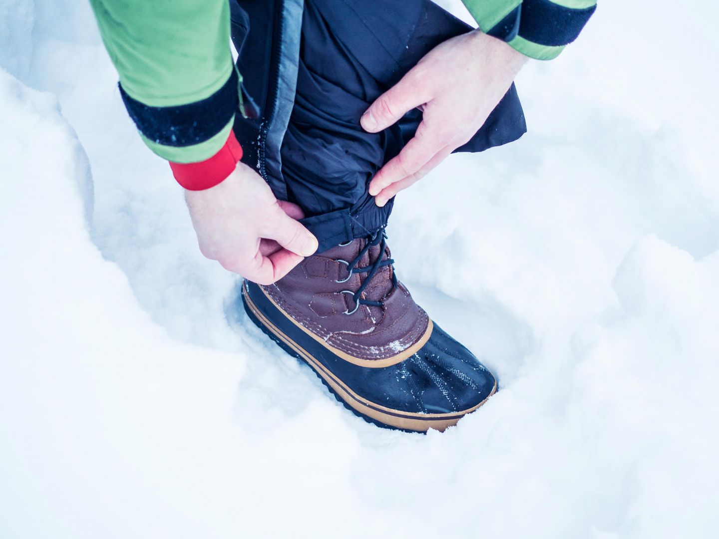 Winter pants cover your boots