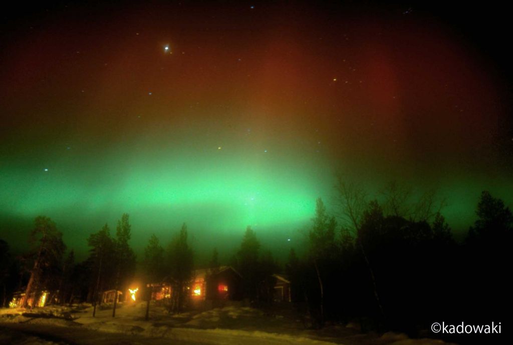 auroras caught on film camera
