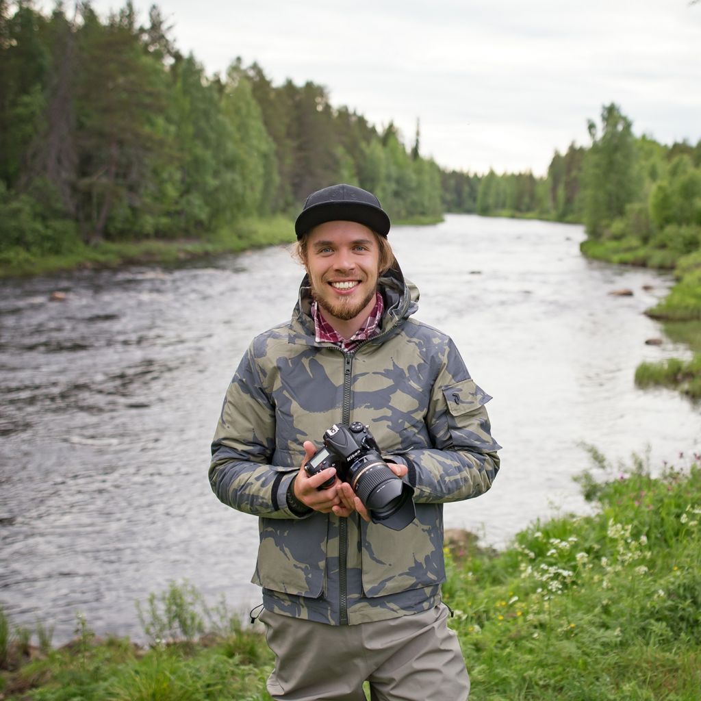 Joonas Linkola kalastus Lapissa