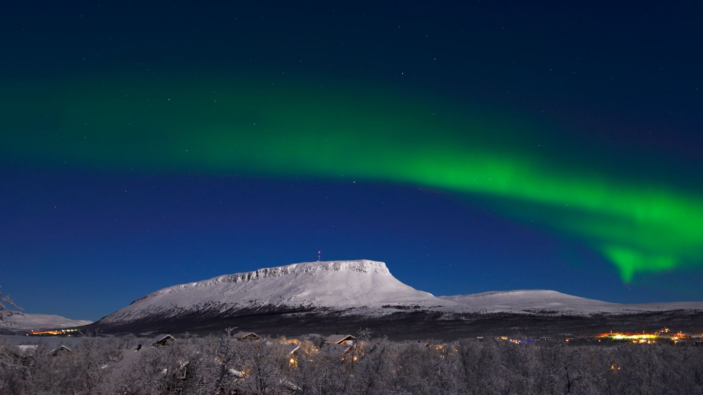 Northern Lights over Saana Fell, Enontekiö, Finland