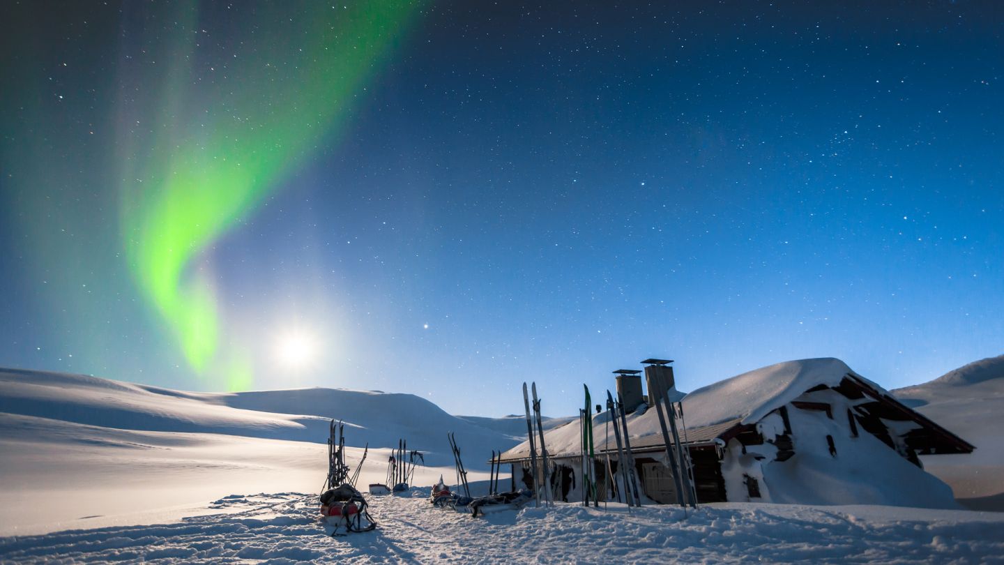 Northern lights in Kilpisjärvi, Enontekiö