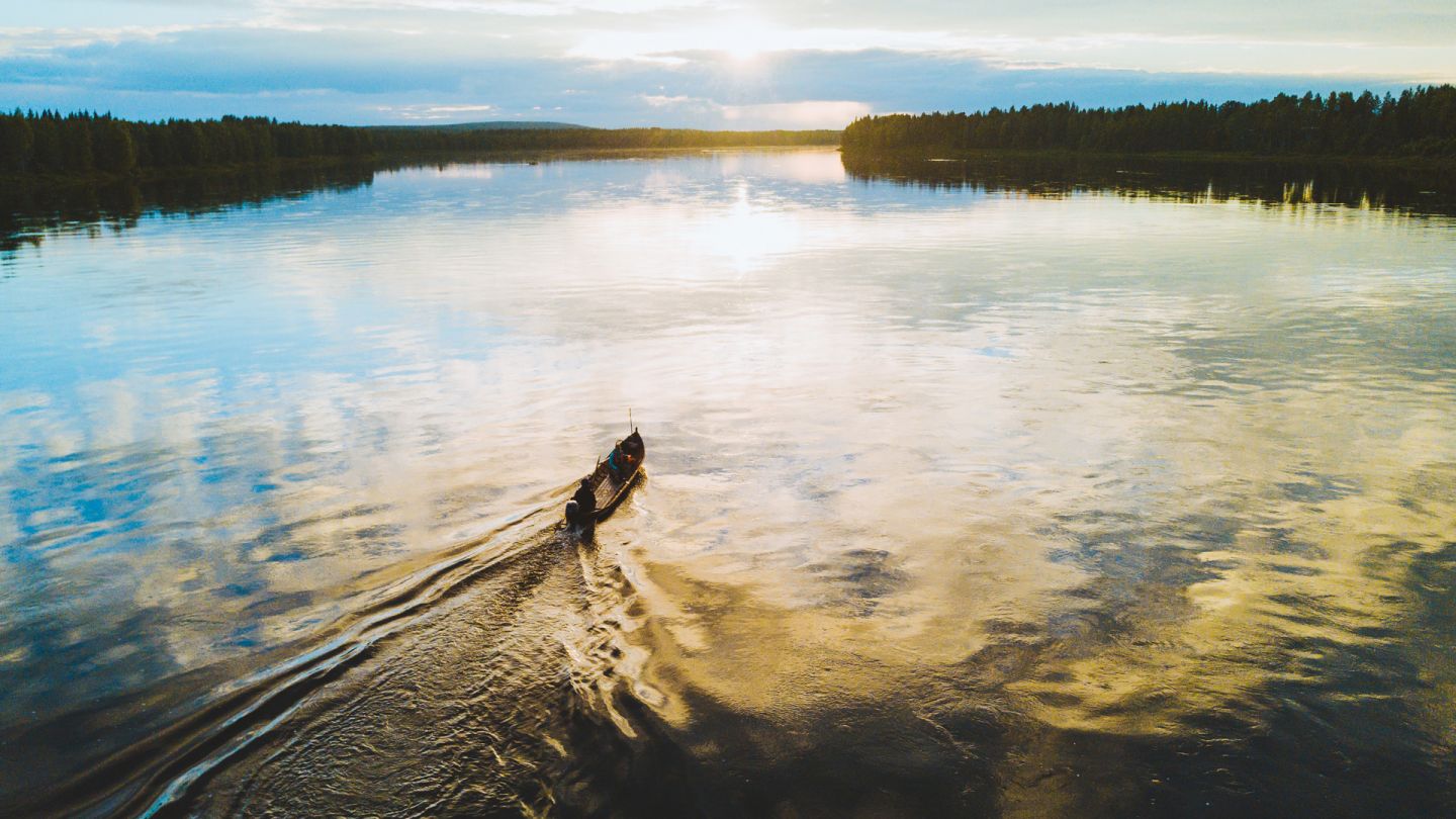 Tornio River in Pello, Finland