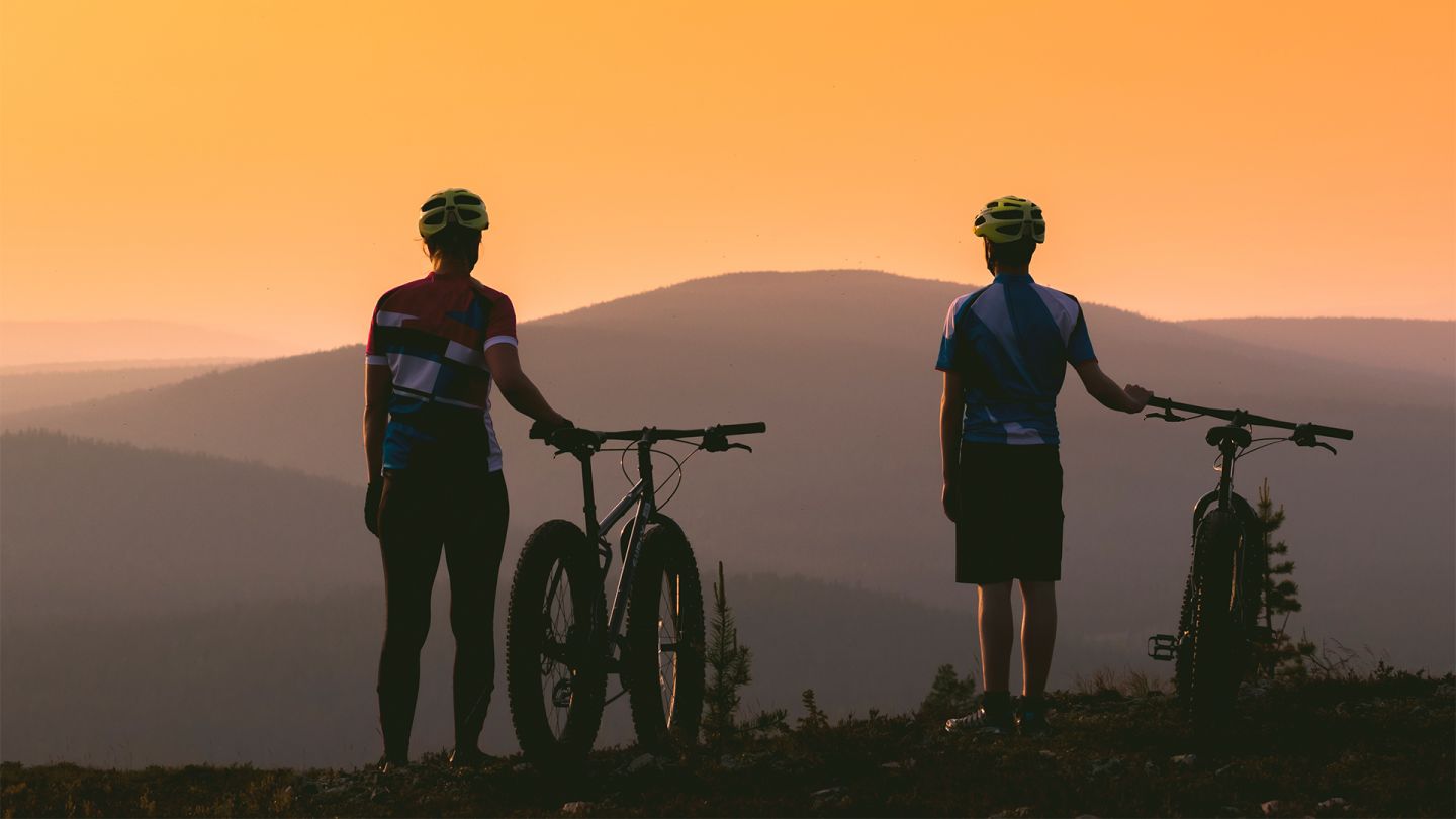 Summer mountain biking in Ylläs, Lapland