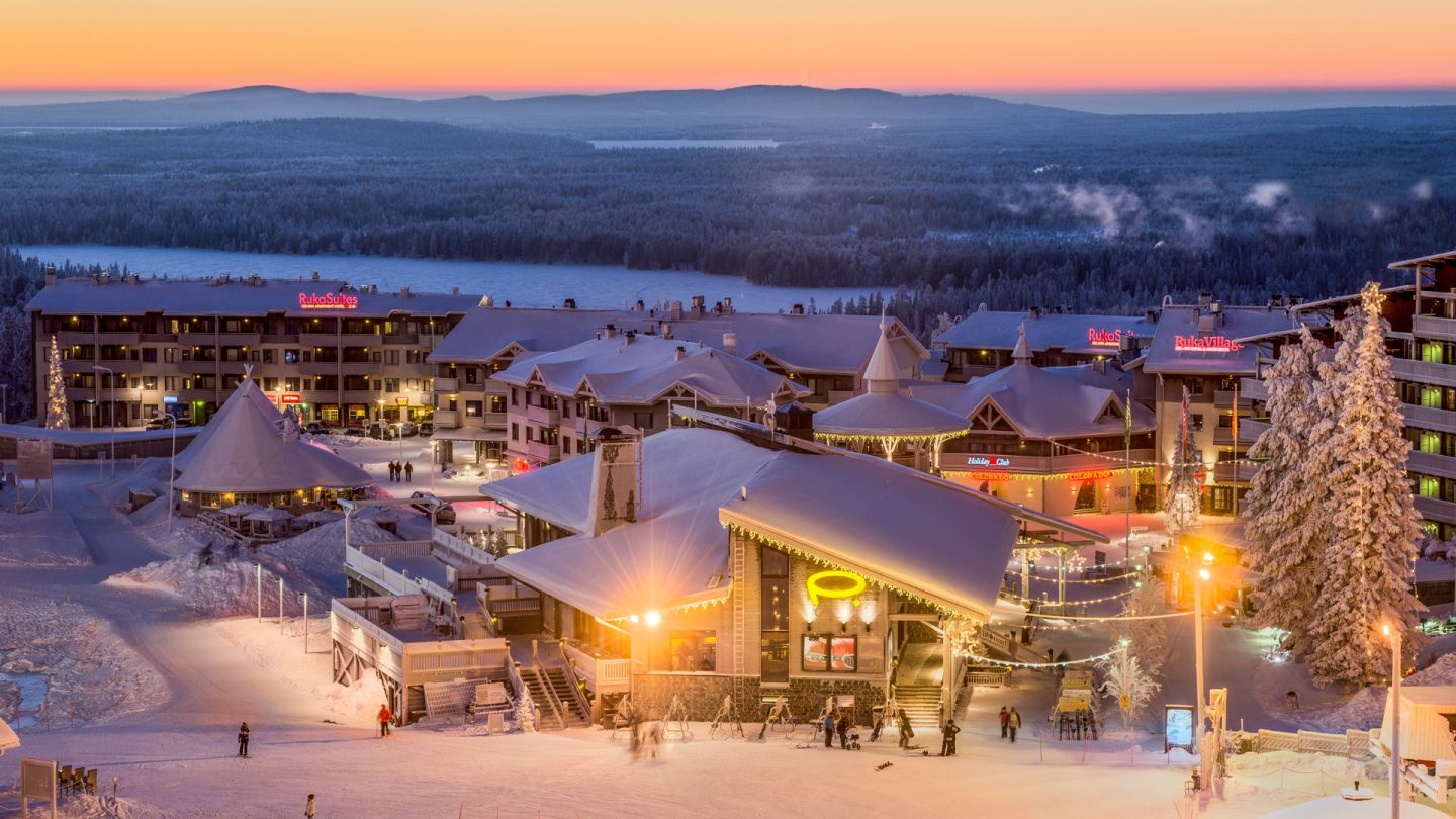 Winter holiday village in Scandinavia, Ruka Finland