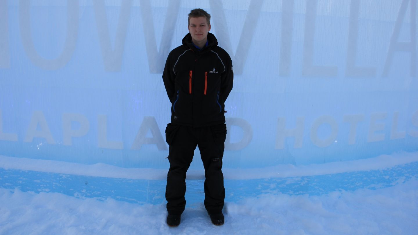 Janne Pasma work in Lapland Snowvillage