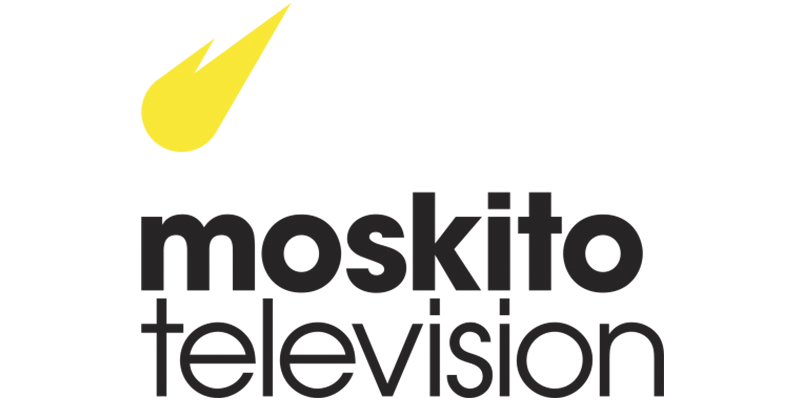 Logo for Moskito Television, who offers film production services across Scandinavia