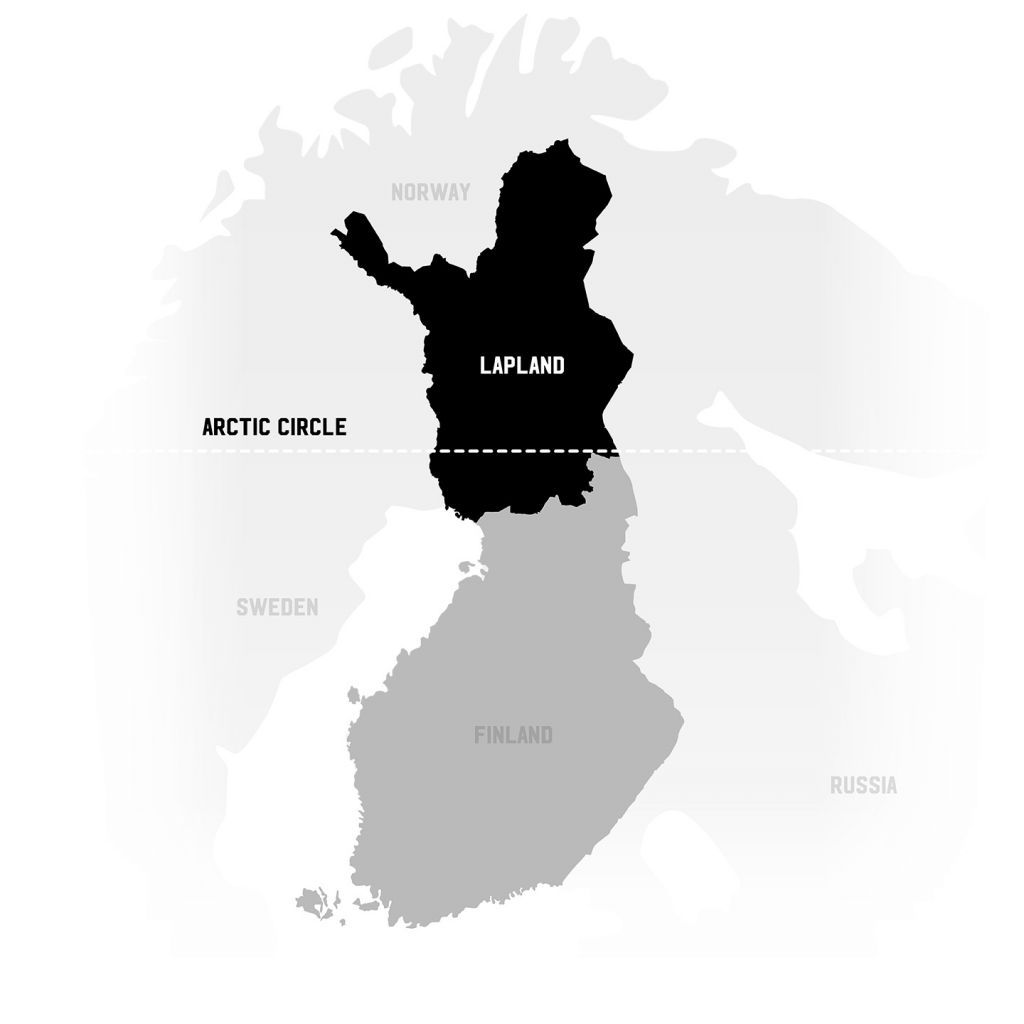 Map of Lapland