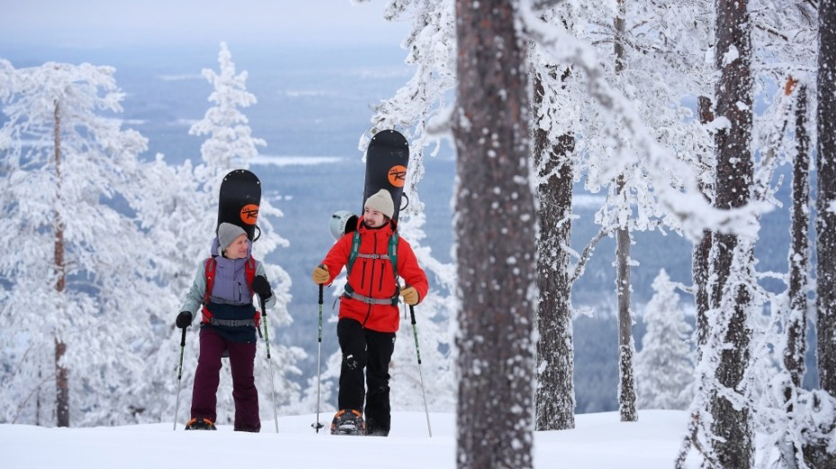 Snowboarding in Kemijärvi Finnish Lapland