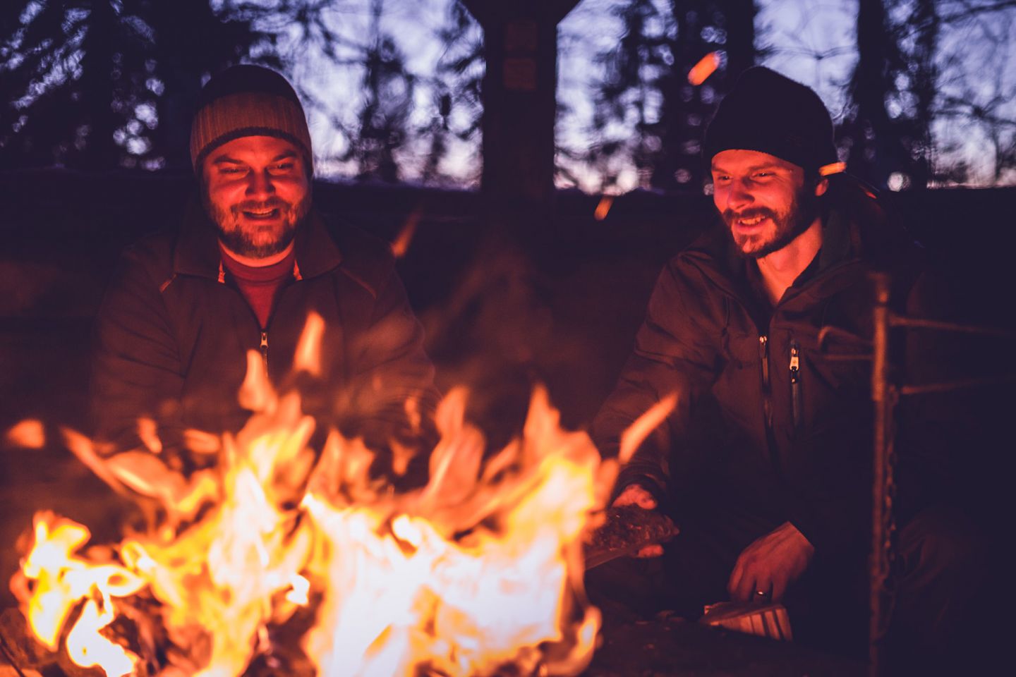 Hobbies in Lapland bonfire