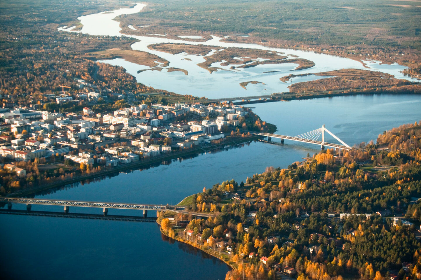 Filming with drones in Finnish Lapland is easy and convenient