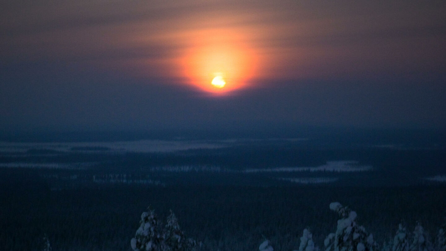 Filming with drones in Finnish Lapland is easy and convenient