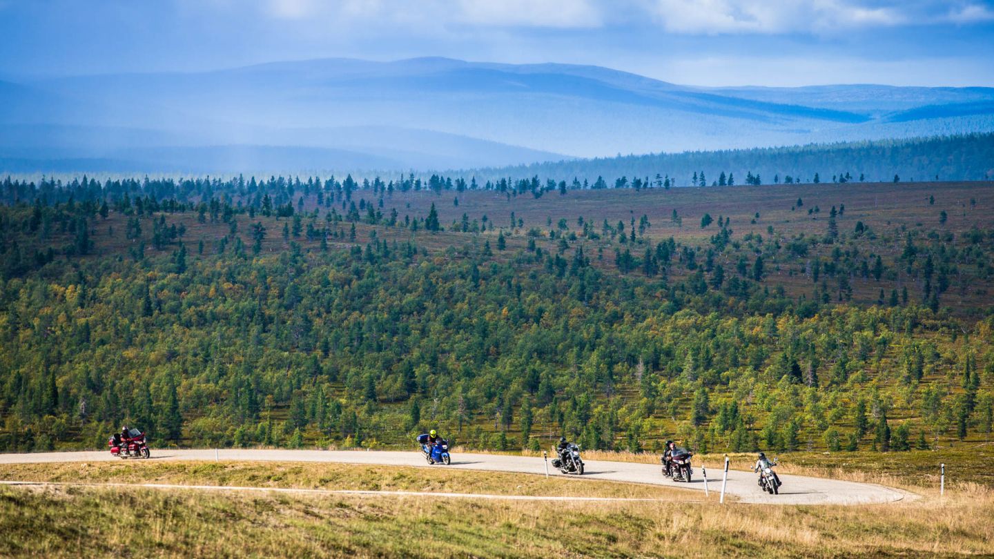 Bikers at Kaunispää