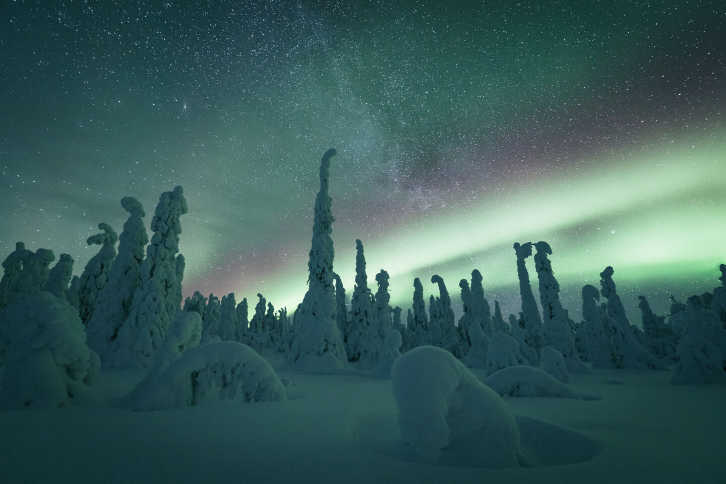 Watching the Northern Lights, just one of the many reasons to work in Lapland in the winter