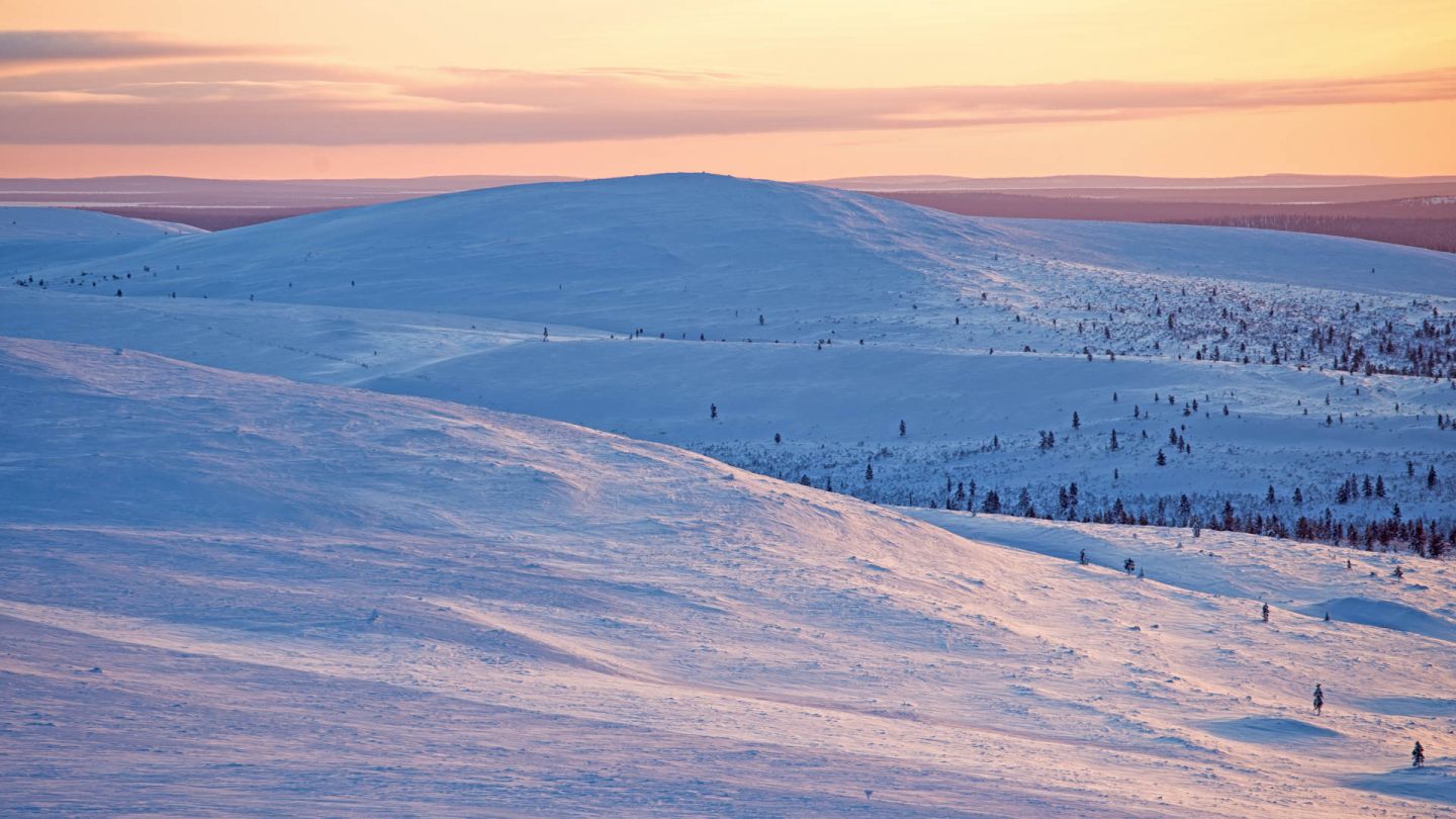 Kiilopää fell during winter