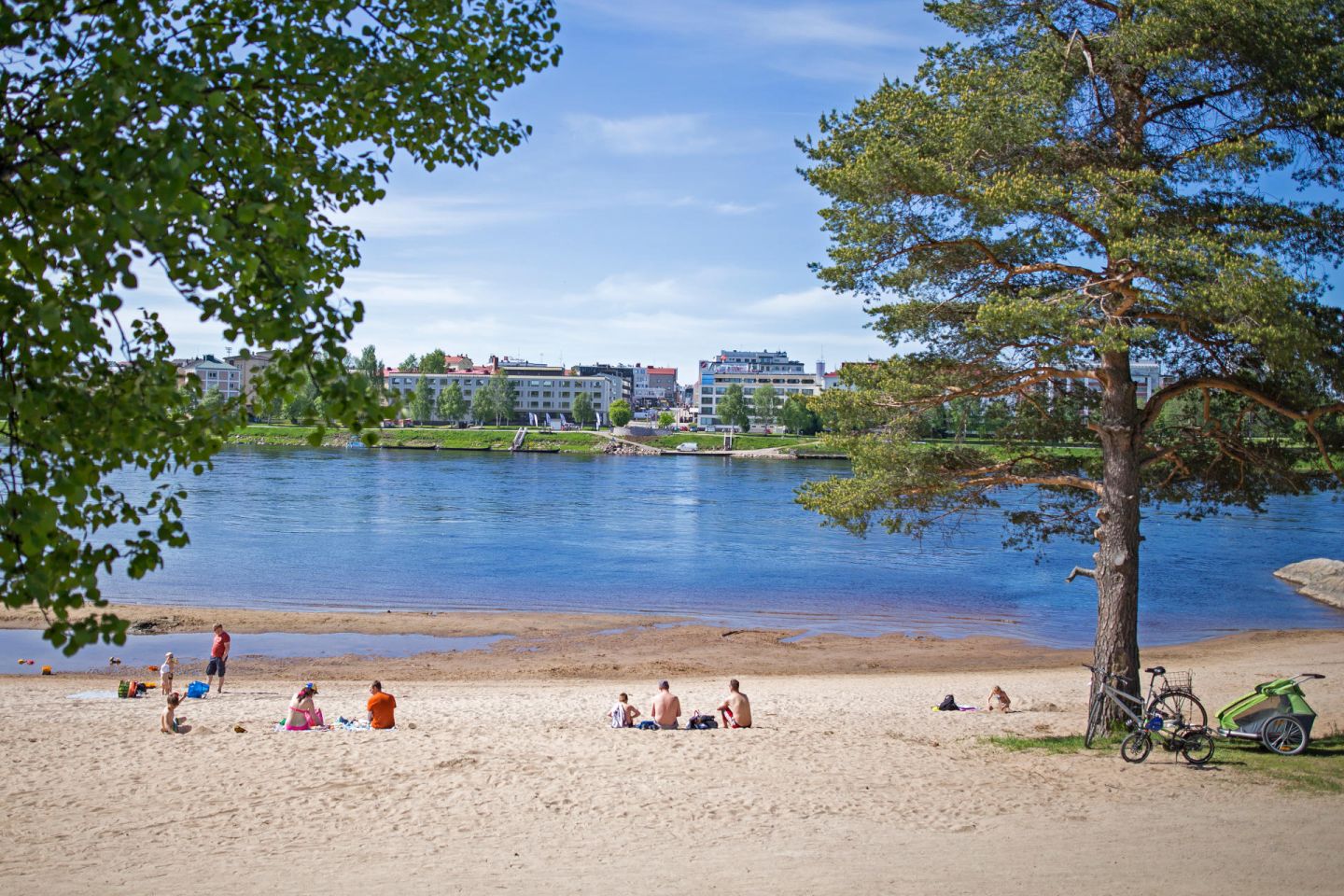 Rovaniemi city beach