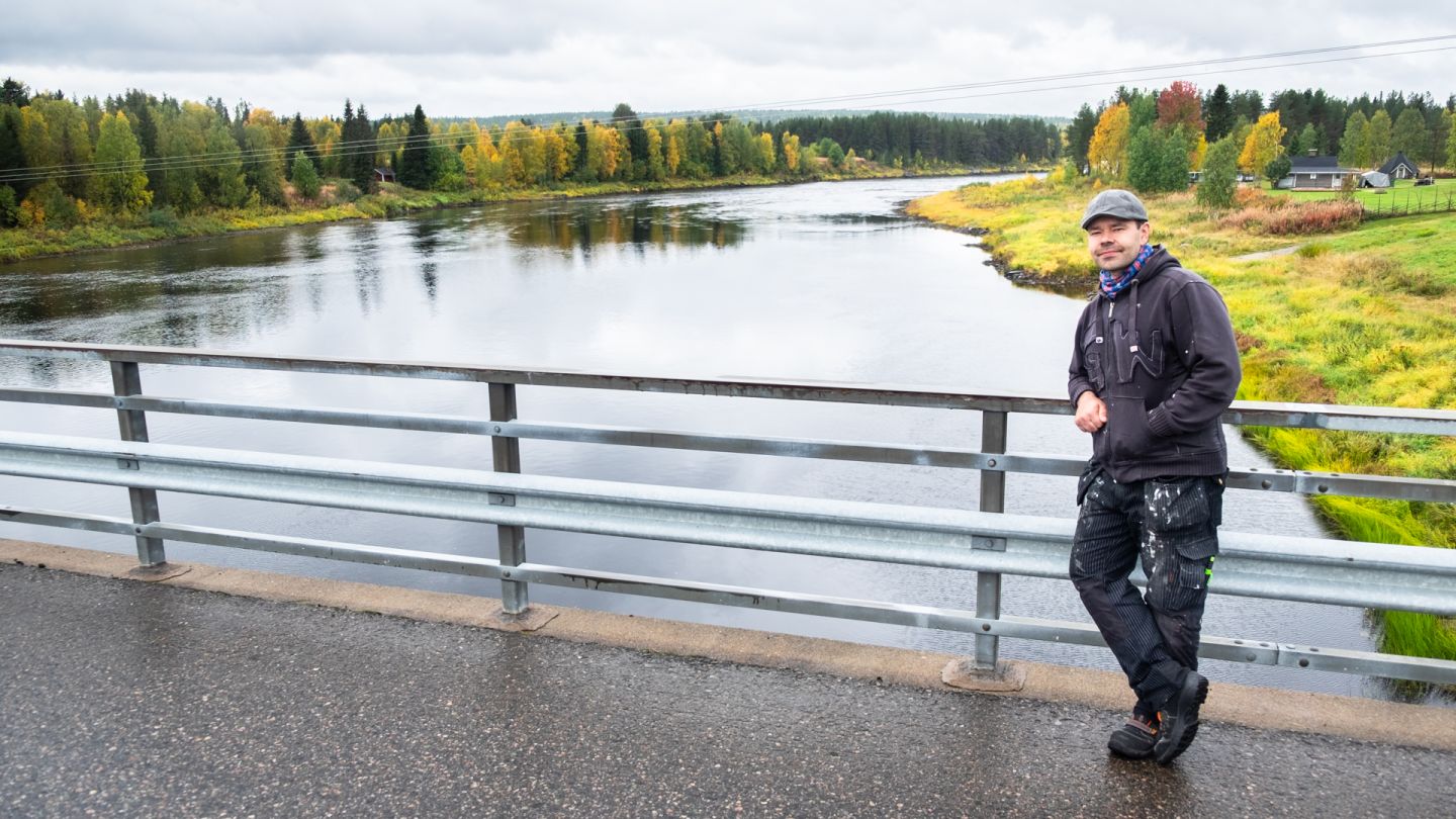 Yrittäjä Petri Tarkka Savukoskella