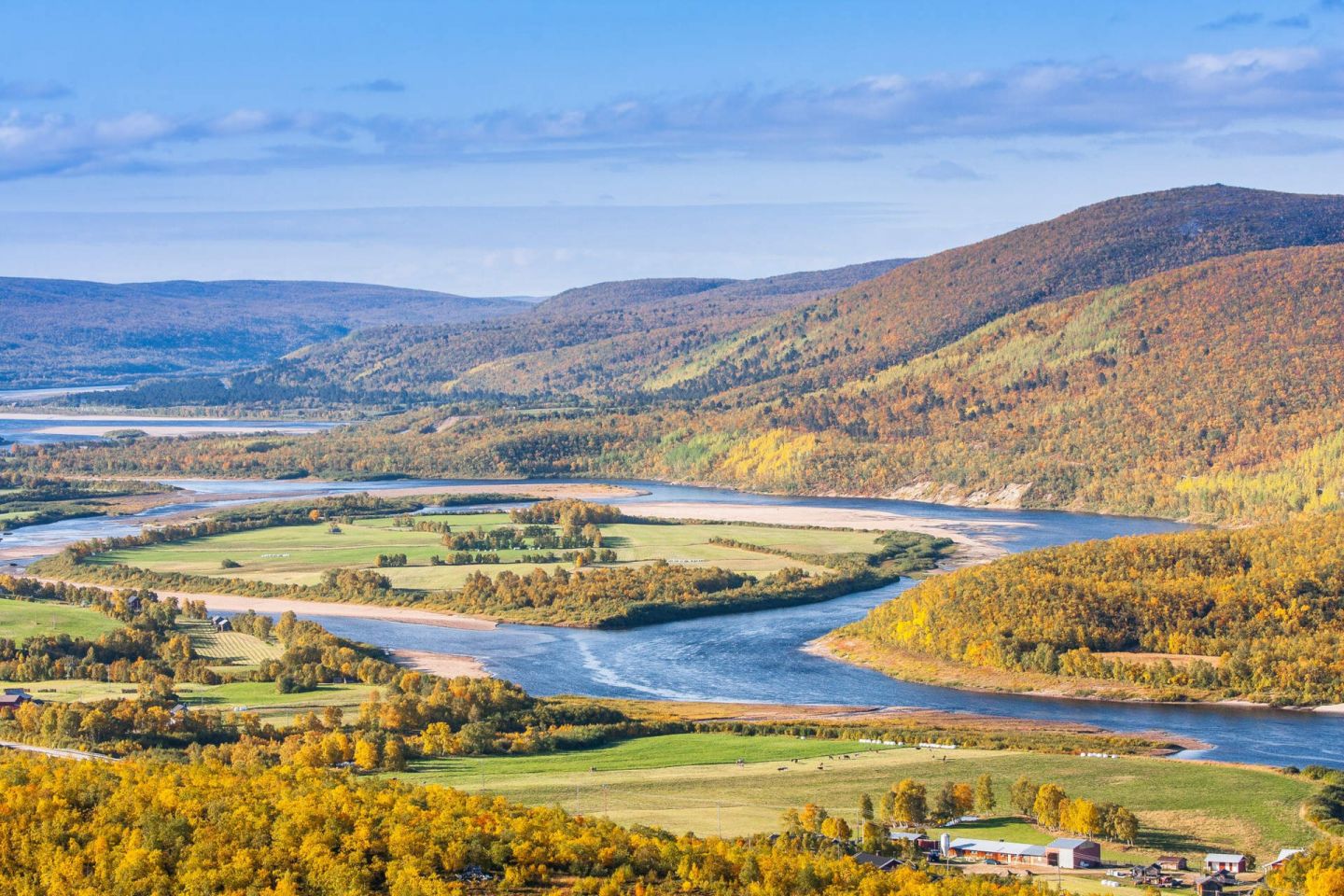 The view of Utsjoki, FInland