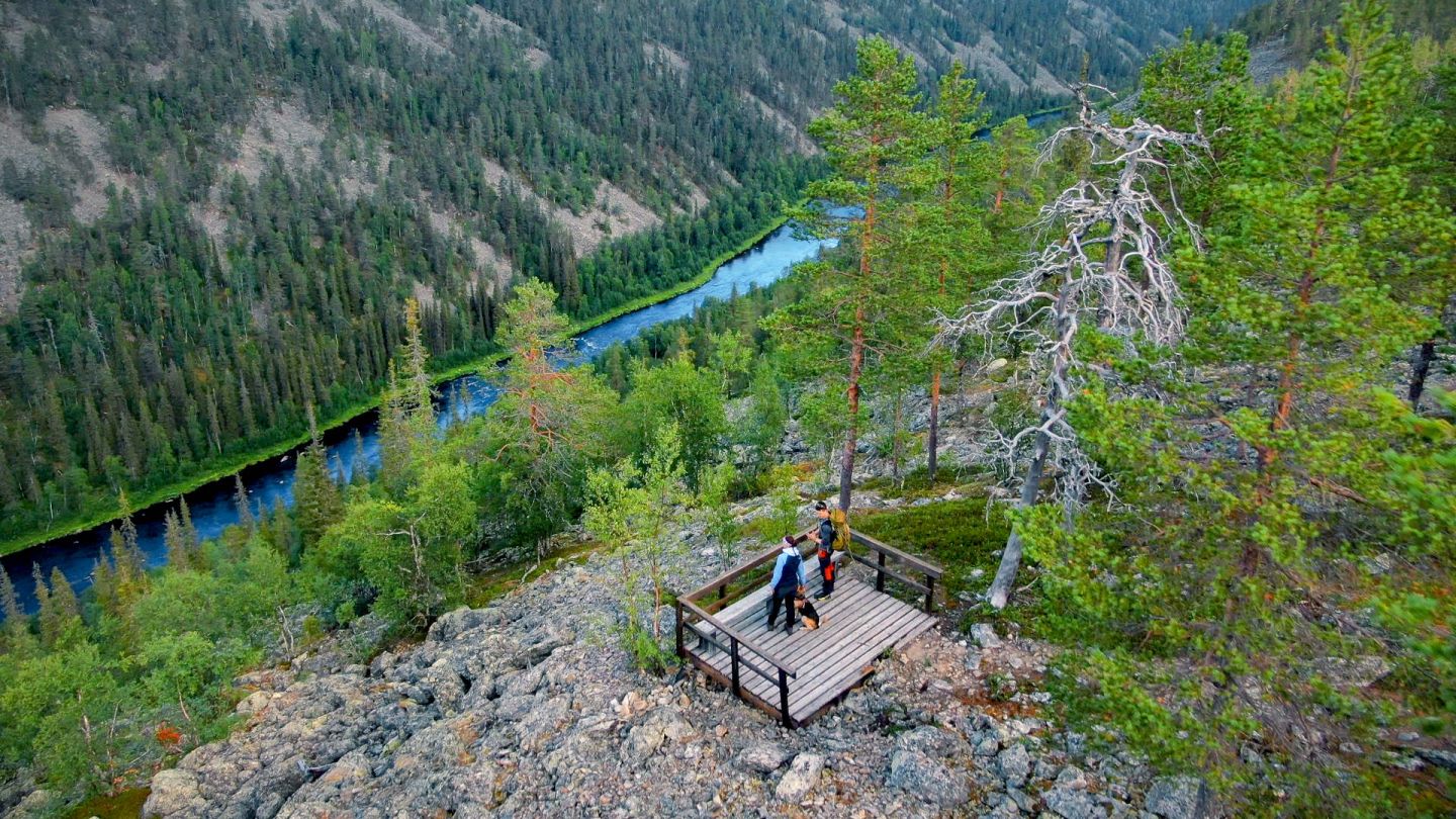 The Nuortti River Gorge in Savukoski, Finland