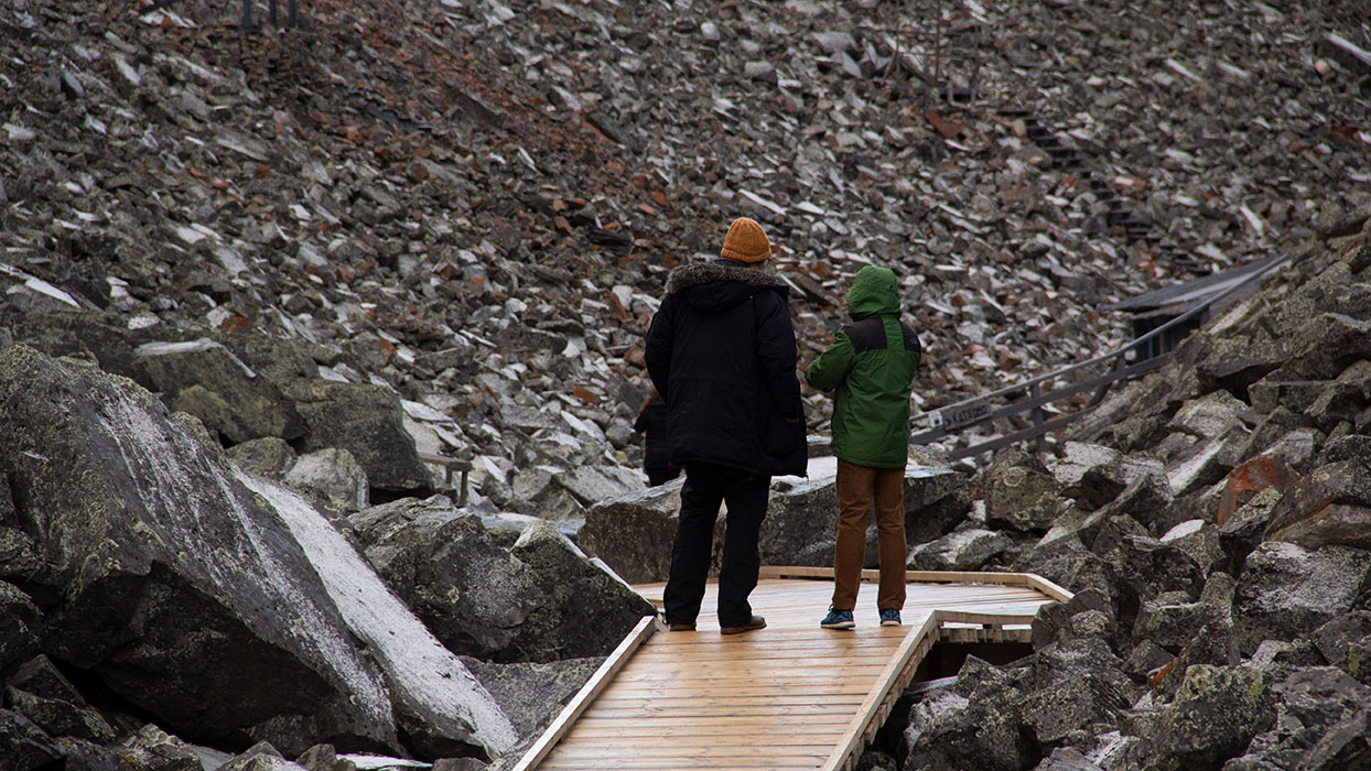 On location in Lapland during the 2018 spring fam tour