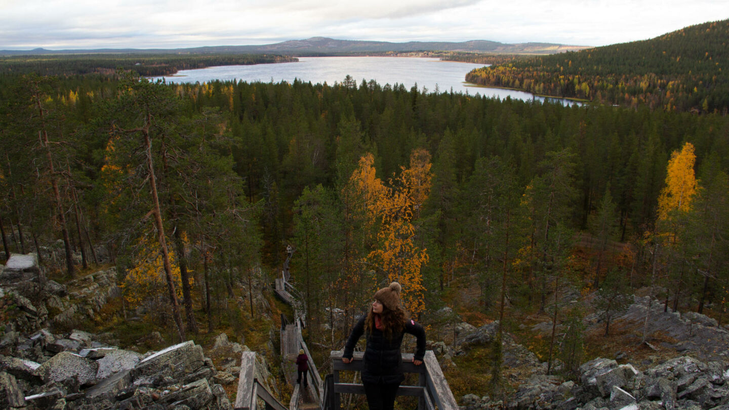 On location in Lapland during the 2018 spring fam tour