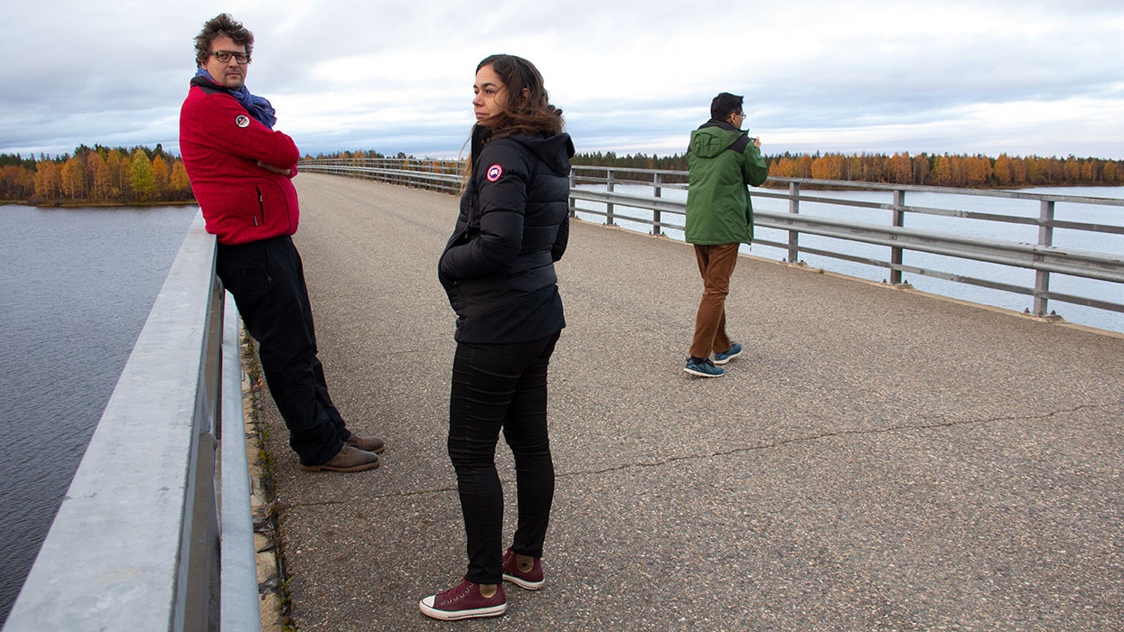 On location in Lapland during the 2018 spring fam tour