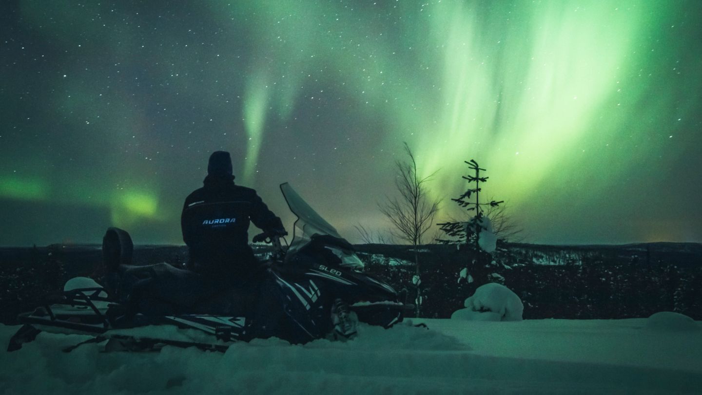 Northern Lights Finland, eSled