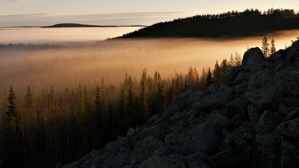 Sunrise hills - Lapland wilderness photographer