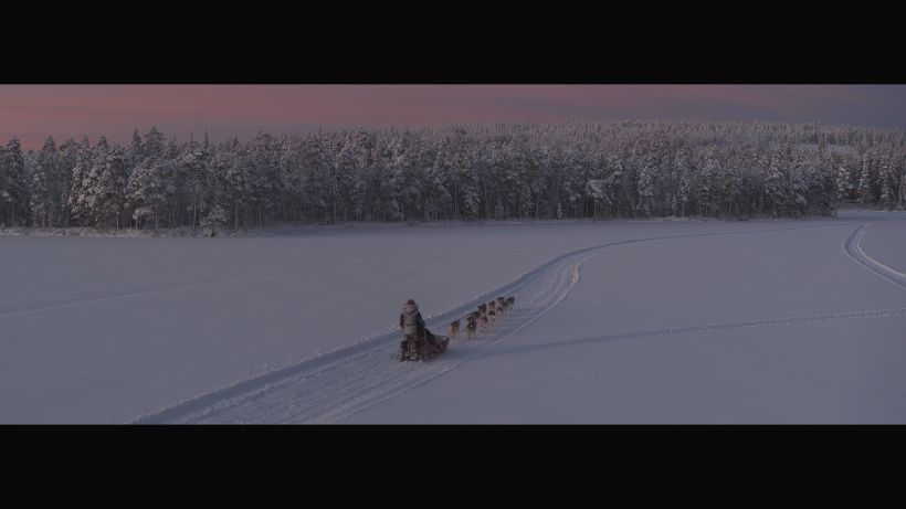 Coca-cola filmed a Christmas advertisement in Finnish Lapland