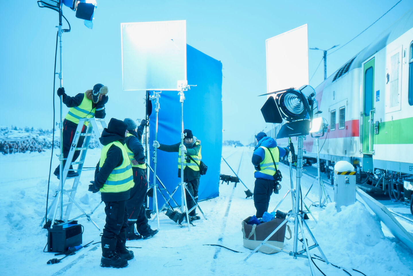 Japanese production Snow Flower - filmed in Finnish Lapland
